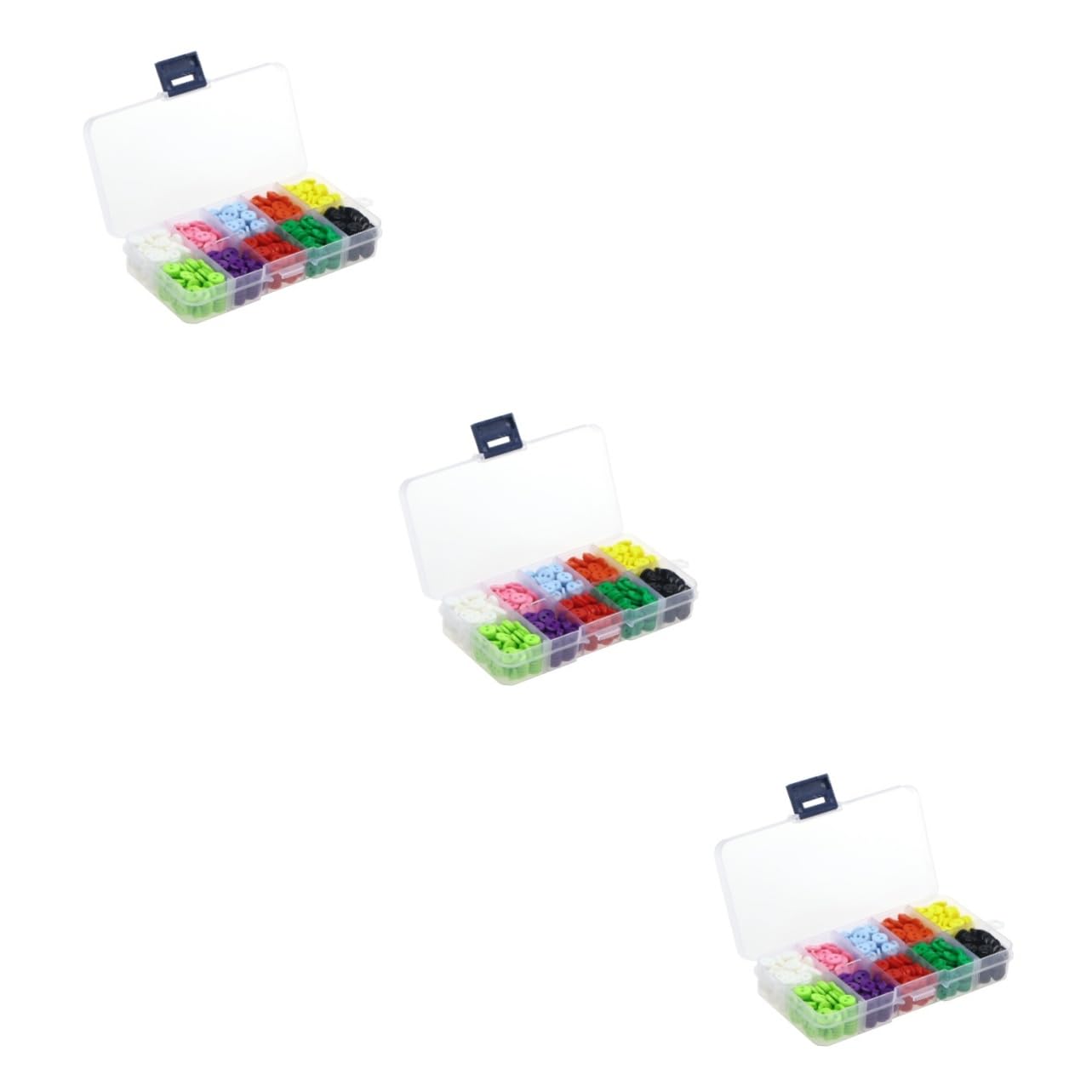 NUOBESTY 2250pezzi Bottoni Resina Colorati Per Fai Te Design Unico Per Cucito Scrapbooking e Lavori Creativi Chiusure Due Occhi Per Progetti Artigianali