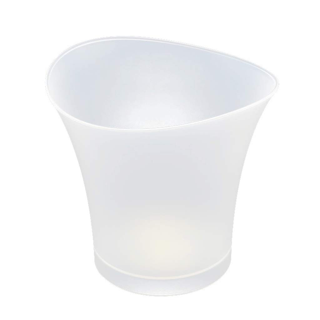 Cubo de hielo impermeable con luces LED automáticas de gran capacidad