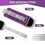 Ankle Weights for Men Women Kids, Leg Arm Wrist Weights with Adjustable Strap for Running, Gymnastics, Aerobics,Gym, Fitness - Image 2