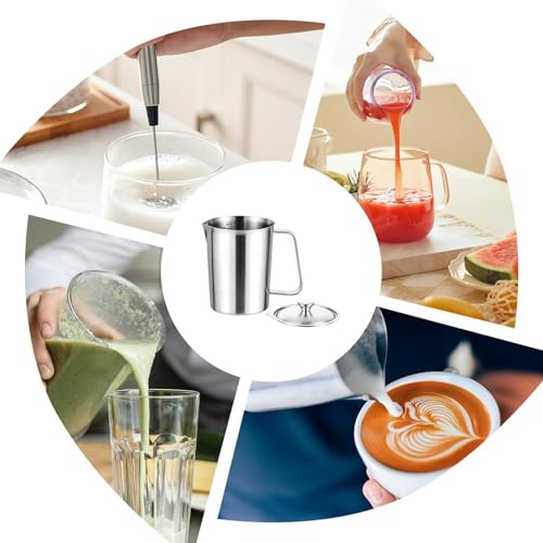 Tazas medidoras de acero inoxidable para medir con exactitud y conservar sin derrames 5