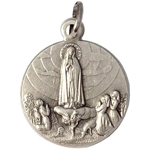 " OUR LADY OF FATIMA " MEDAL - THE PATRON SAINTS MEDALS - 100% MADE IN ITALY Cover