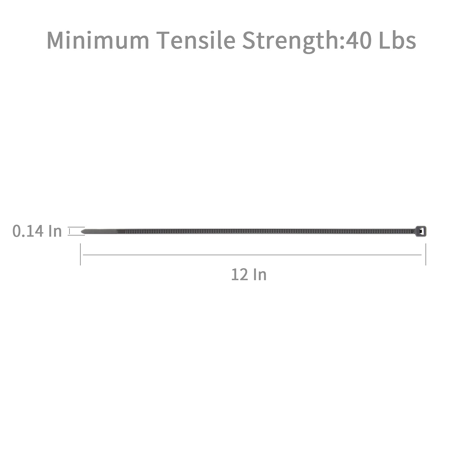 Fascette Autobloccanti In Nylon - Confezione Da 500 Pezzi (250mm, Arancione) - Foto 3
