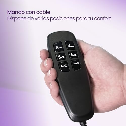 Mattfy - Elektrisches Gelenkbett Flexipro, 5 Ebenen, verstärkter Rahmen, zuverlässig und leise, Deutscher Motor, 90 x 190 – Bild 4