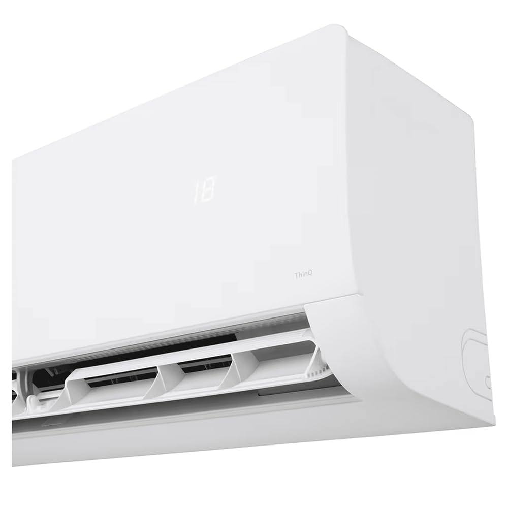 LG Climatiseur Mono Split 18 000 Btu Libero WZ18 (WZ18AWN.SNU1+WZ18AWU.SUU1), Climatiseur Inverter R32 A++/A+, Pompe à Chaleur WiFi, Blanc Mat