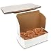 Pastry Boxes Pack of 15 - Size 8" L x 5 1/2" W x 4" H White Kraft Paperboard for Retail or Home Bakery Box by MT Products