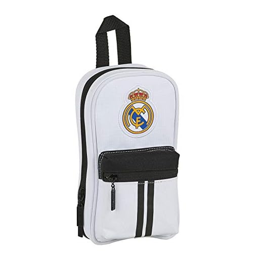 PLUMIER MOCHILA C/4 PORT. VACIO REAL MADRID 1ª EQUIP. 20/21