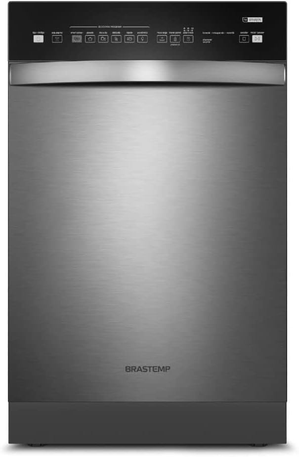 Lava-Louça Brastemp 14 serviços BLF14AR Cor Inox 127V Menor preço em Lava-Louça Brastemp 14 serviços BLF14AR Cor Inox 127V
