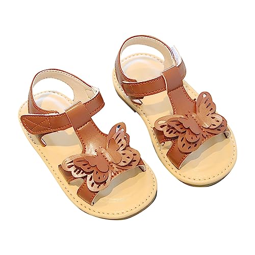 Girl Sandals for Baby Girls Kids Girl Casual Strappy Sandal Open Toe Casual PU Leather Sandal Slip Jelly Shoes
