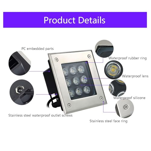 Lampe encastrée extérieure IP66 étanche de qualité supérieure pour projet de paysage - 4