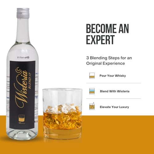 Image of WISTERIA Waters Premium Glass Bottled Mineral Water 750ml, pH-Balanced, Water 0% Alcohol Chemical-Free, Natural Spring Taste, Mineral-Infused Hydration, Glass Bottle - Pack of 6