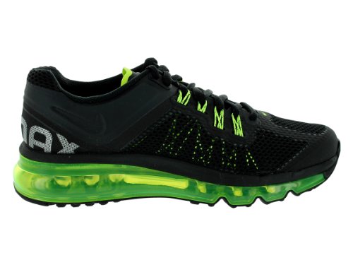 Nike Air Max 2013 (Big Kid) Black/Volt/Metallic Silver 5 Big Kid M2