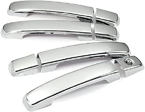 A-PADS 4 fundas cromadas para manijas de puerta para Nissan Altima 2007-2013 Frontier 2005-2017 MAX 2004-2008 Quest 2004-2009 SENTRA 2007-2012