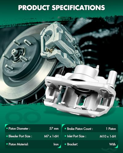 Image of SCITOO Front Passenger Disc Brake Caliper 19B2609 For Ford For Probe 1993-1997,For Mazda For 626 1993-2002,For Mazda For MX-6 1993-1997,For Mazda For Protege 1999-2003,With Bracket 1PC