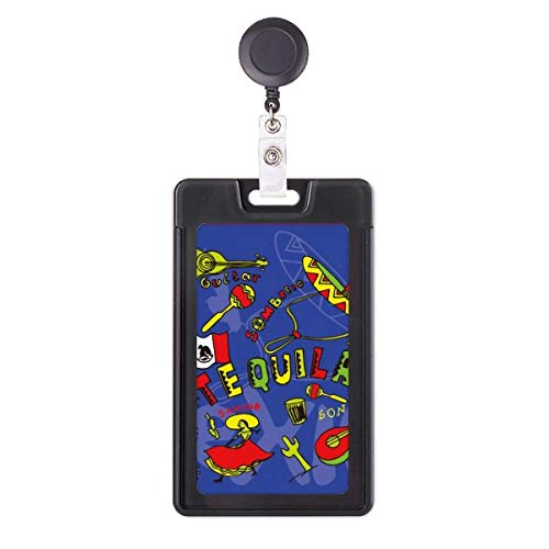 Porte-badge rétractable Piment Mexique anti-perte pour soignants et administratifs