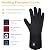 HEAT NICE Heated Glove Liners for Men Women, Rechargeable Battery Electric Heated Gloves, Winter Warm Glove Liners, Thin Gloves Riding Ski Snowboarding Hiking Cycling Hand Warmers (M/L)