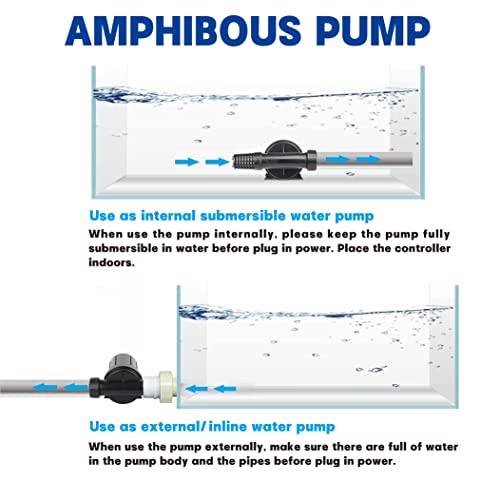 Image of OYO WATER 2600GPH Pond Pumps Submersible Outdoor Inline Pump Pond | High Head Water Pump for Garden Waterfall Fountain Water Circulation Pump for Koi Fish Pond