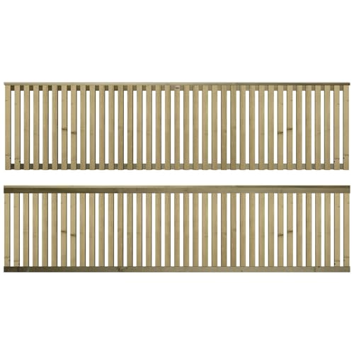 How to build a slatted fence How to build a slatted fence