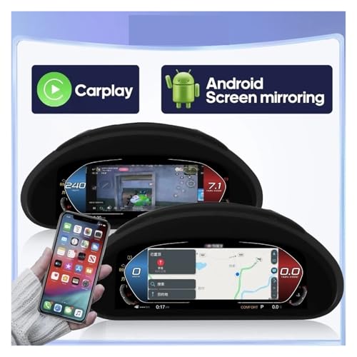 Instrumento virtual BMW E46 1999-2004 Plug&Play con panel digital LCD y CarPlay 4
