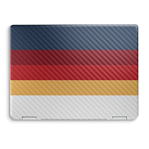 Image of MightySkins Carbon Fiber Skin Compatible with HP Spectre x360 14 inch (2022) Full Wrap Kit - Vintage Lines | Protective, Durable Textured Carbon Fiber Finish | Easy to Apply | Made in The USA