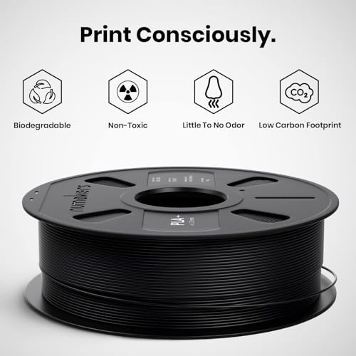 Image of PLA 3D Printer Filament 1.75mm, (2.2 lbs) - UV /Heat /Weather Resistant, Strong Layer Bonding, Smooth Printing, Low Odor, Outdoor Functional Prototypes, FDM Compatible