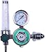 Argon Regulator With Flowmeter TIG Welder MIG Welding CO2 Regulator 0 to 30 L/MIN - 0 to 25 MPA Pressure Gauge CGA580 Inlet Connection Gas Welder Welding Regulator with Built-In Flow Meter