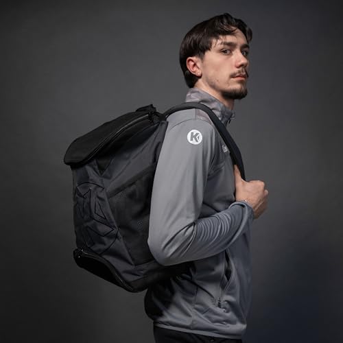 Kempa Rucksack Handball Backpag Rucksack mit Bodenfach für Indoor- und Outdoor-Sport - für Herren, Damen und Kinder - Größe: 50 Liter