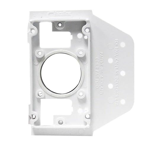 Central Vacuum Backing Mounting Plate for 2 inch Vac Pipe & Standard Inlets