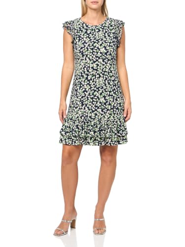 Image of Tommy Hilfiger Womens Polyester Spandex Pattern Sheath Midi Layered Dress