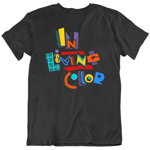T-shirt In Living Color vêtements vintage 90s hauts graphiques noirs