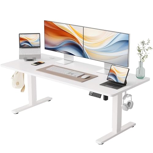 Amazon | YIHAYO ローデスク 高さ46-72cm 昇降デスク 幅140cm