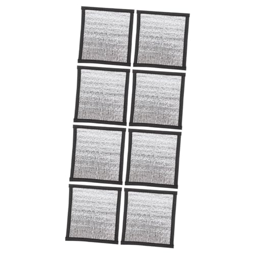 DOITOOL 2sets Large Lizard Tank Heating Pad Electric Reptile Heating Pad Reflective Film for Pet Warmth 4pcs*2