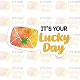 200 PCS It’s Your Lucky Day Patrick's Day Sticker,Shamrock Lucky Clover Envelopes Stickers for Handm