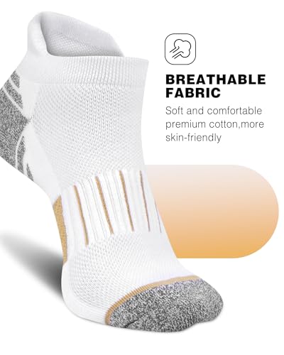 Image of Ankle Socks Womens Athletic Running Comfort Cushioned 3 /5 /6Pairs