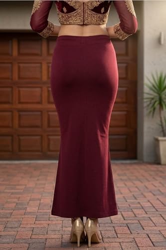 Image of Women's Saree Shapewear - Slim Fit Stretchable Petticoat for Sarees | Comfortable Waistband | Body Shaping Underskirt