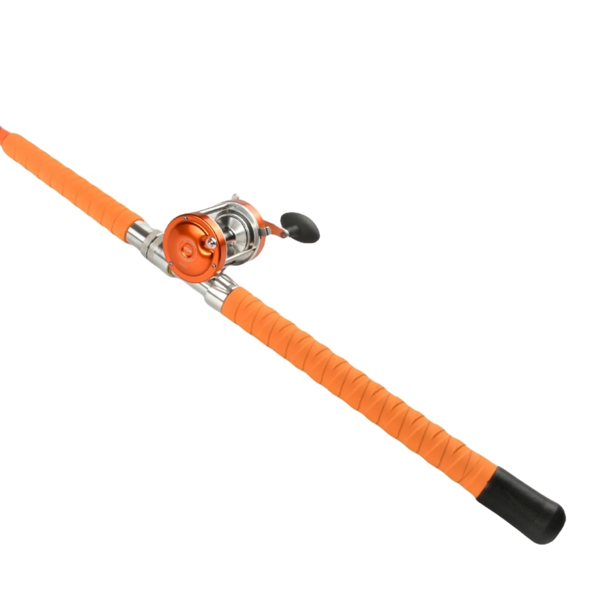 ANCIENT MARINER Catfish Rod and Reel Combo Medium Heavy Challenger Rod and 6000 Reel, Orange : Sports & Outdoors