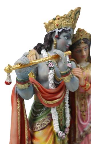 Estatua Radha y Krishna de 8 pulgadas Ebros Gift miniatura 2