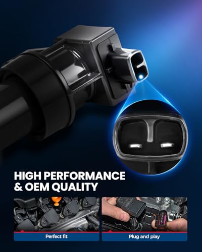 Image of KAX 6 Ignition Coils & 6 Spark Plugs Set for Sonata 06-10 3.3L, 06-08 2.4L | (w /tool) Fits Sedona 06-12, 2014, Santa Fe 07-09 3.3L, Sorento 07-09, Optima Azera Entourage Veracruz, Replaces UF546