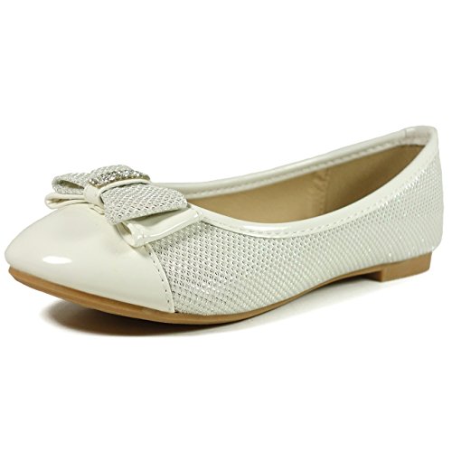 Adorababy Toddler Little Girls Dress Ballet Bow Flat