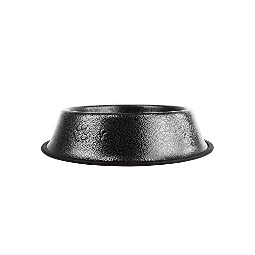 Platinum Pets EB64SVR Geprägte Edelstahl Hundeschüssel, 1537 ml, silberader