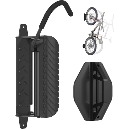 suptek Swivel Bike Wall Mount: Heavy-duty, space-saving vertical bike rack