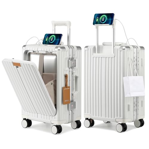 Joyway Front Opening PC Aluminum Carry-On
