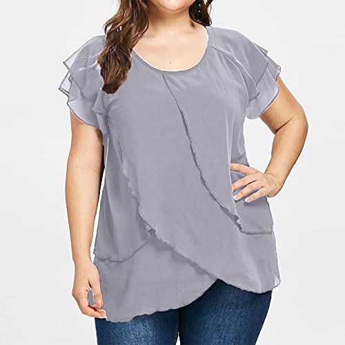 Haoricu Bat Blouse, Clearance!Women Solid Off Shoulder 3/4 Sleeve Plus Size Loose Bling T Shirt Tunic Tops (Xxxl, C-Black) #TOP1