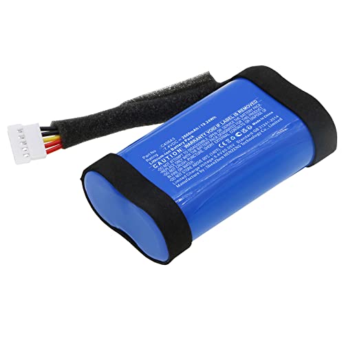 Synergy Digital Speaker Battery, Compatible with Marshall Stockwell II Speaker, (Li-ion, 7.4V, 2600mAh) Ultra High Capacity, Replacement for Marshall C406A3 Battery