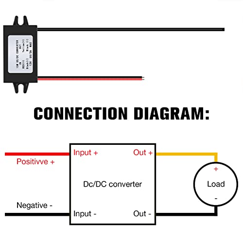 Image of Weewooday 30 Pieces 12v to 5v Dc Converter Buck Module USB Output Power Adapter Dc Car Power Converter Regulator