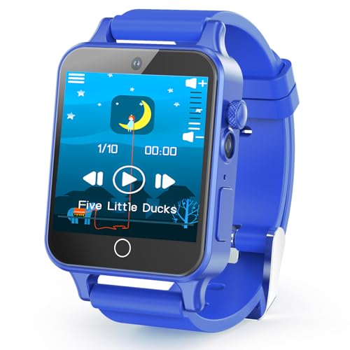 MOTCTQVD Smart Watch for Kids with 30 Puzzle Games, HD