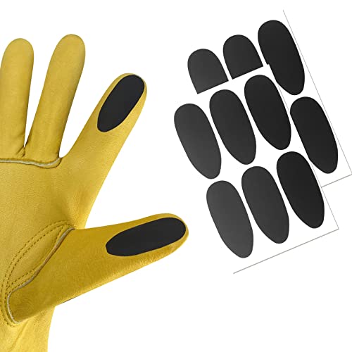 Migliore Wear 12 Stück Touchscreen Aufkleber für Handschuhe, Hochempfindliche & Ultradünne Touchscreen Sticker zum Aufkleben für Maschinenhandschuhe, Strickhandschuhe, Motorradhandschuhe Cover