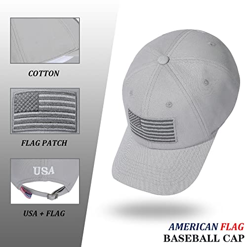 Image of American Flag Hat, Adjustable Fit USA Baseball Cap for Men Women, Dad Hats, Outdoor Ball Caps for Casual Wear