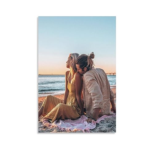 Tableau mural image sur toile couple parfait pour sublimer une chambre à coucher