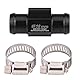 Wassertemperatur Verbindungsrohr, Motorrad Wassertemperaturadapter, Wassertemperatur Temperaturgelenk Schlauchmanometer Adapter Wasserkühlmitteltemperatursensor Adapter für Universalmotorrad (18mm)