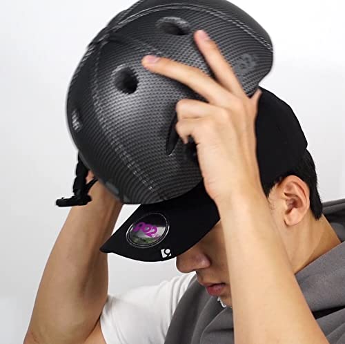902Lab 902S Persona-B20 Ballcap Style Fashion Bicycle Helmet(Matte Black, Large) Safety Breathable Lightweight For E-Bike,E-Scooter, Electric Bicycle, In-Line, Skate(Bk_L) #TOP1